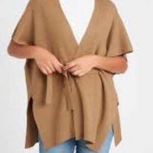 Tori Belted Knit Wrap
